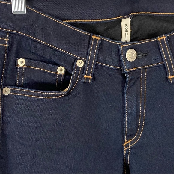 rag and bone Stiletto Boot Jeans Soft Harrow 26 - Picture 4 of 10